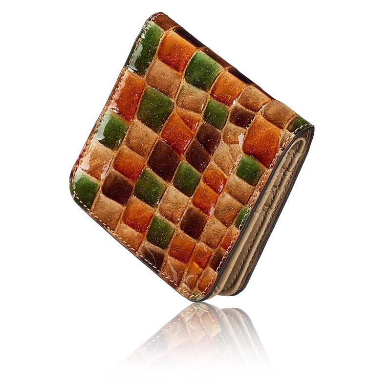 新着商品 VOICE イタリア Life社製 牛革 le murrine レディース 二つ折り 小さい 財布 上品で 使いやすい 重さ僅か77g 出し入れしやすいお札ポケット プレゼント ギフト 箱入り M.Brown ブラウン