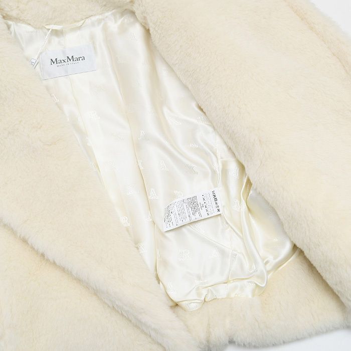 ◆MAX MARA NEW◆クロップド テディベアアイコンコート/White◆ OGGERI＞Max Mara テディベアアイコンクロップドコート 2色 (Max