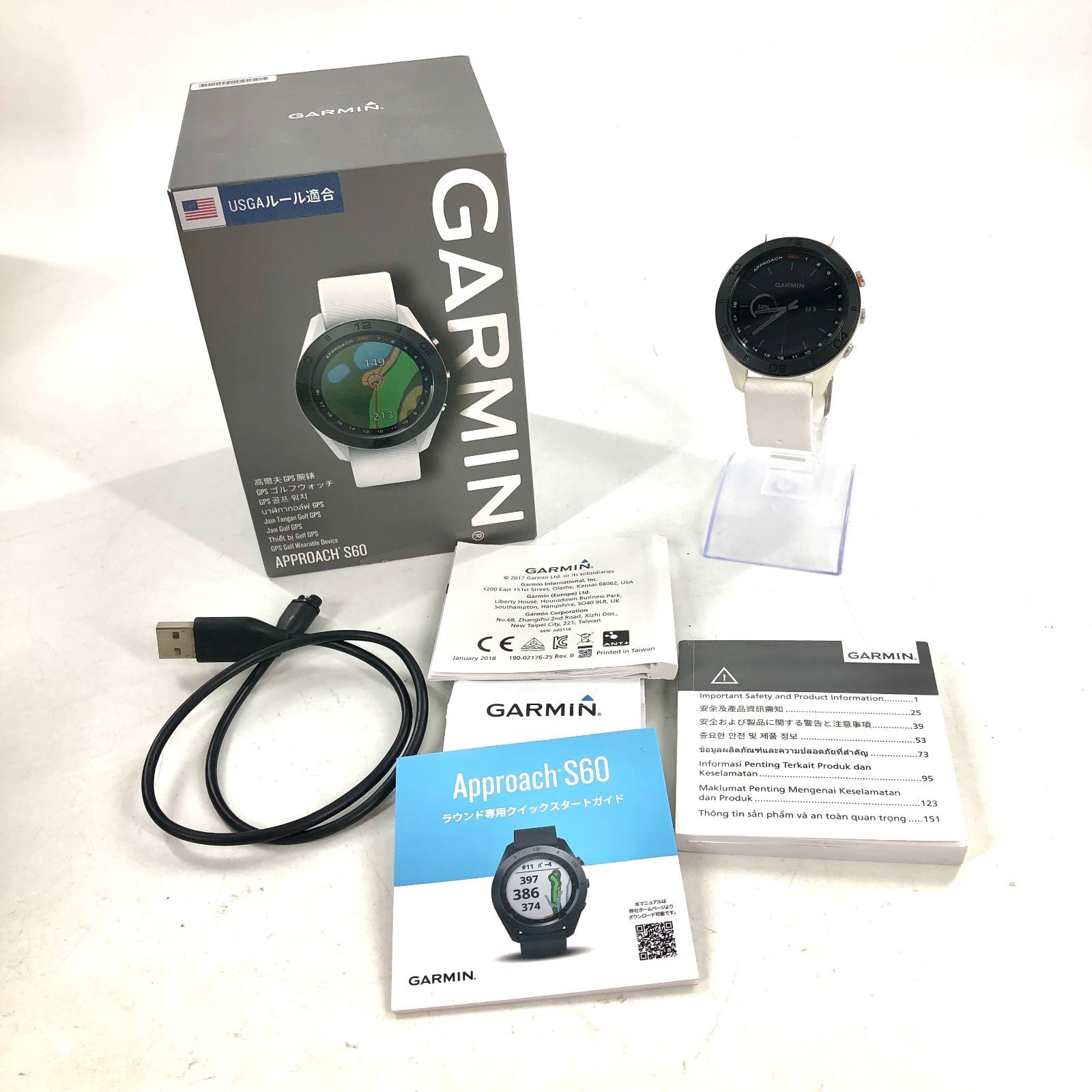 GARMIN Approach S60 GPSナビ ホワイト Approach S60 | スポーツ＆アウトドア | Garmin 日本