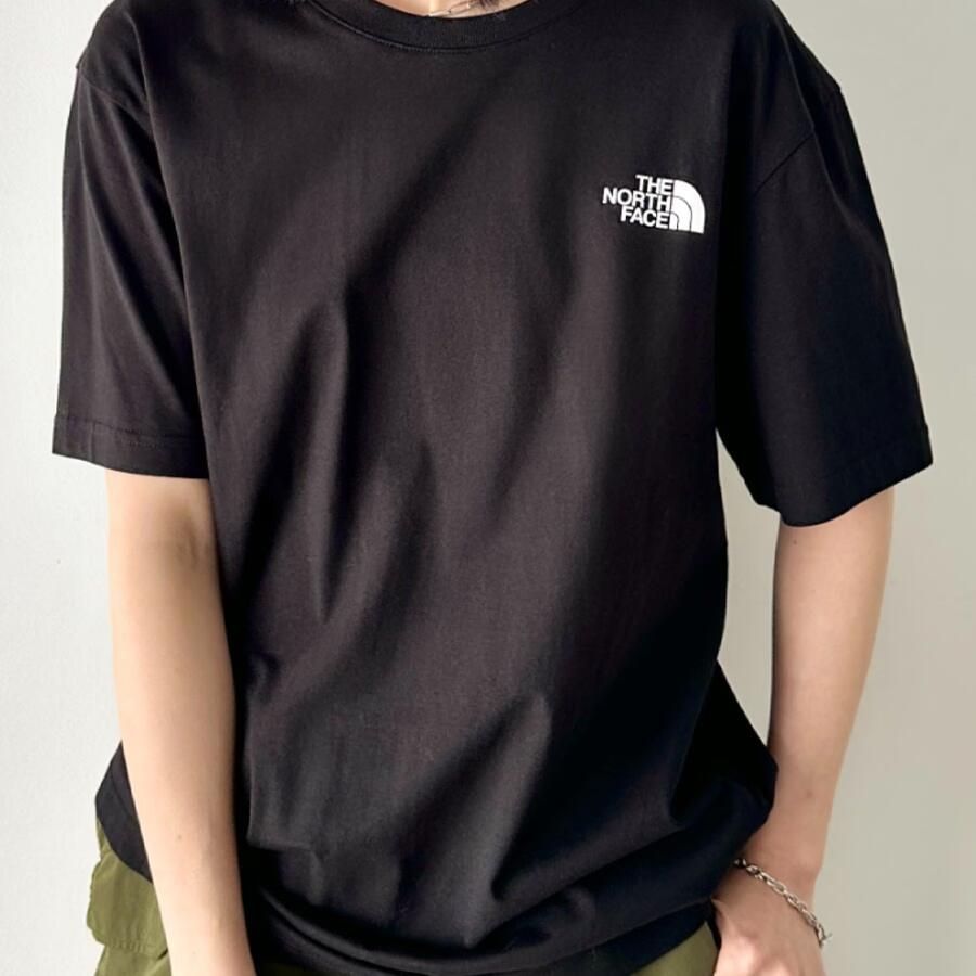 新品未使用 THE NORTH FACEノースフェイスワンポイントロゴ 半袖 コットン Tシャツ/COTTON BASIC S/S R/TEE S-2XLブラック  ホワイト 男女兼用