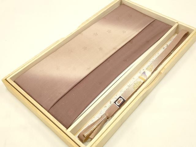 平和屋着物○和装小物 帯締め・帯揚げセット 樹林飛鳥文 暈し染め 金彩