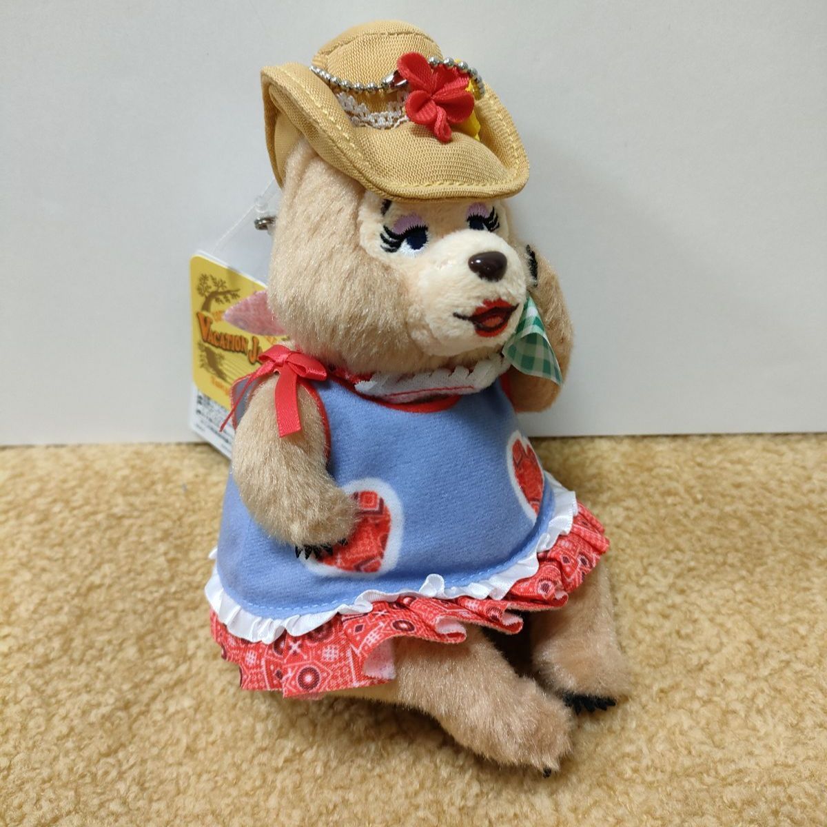 ディズニー　カントリーベアシアター　トリキシー　ぬいぐるみバッジ　ぬいば カントリーベアーシアター トリキシーぬいば 新品未使用タグあり