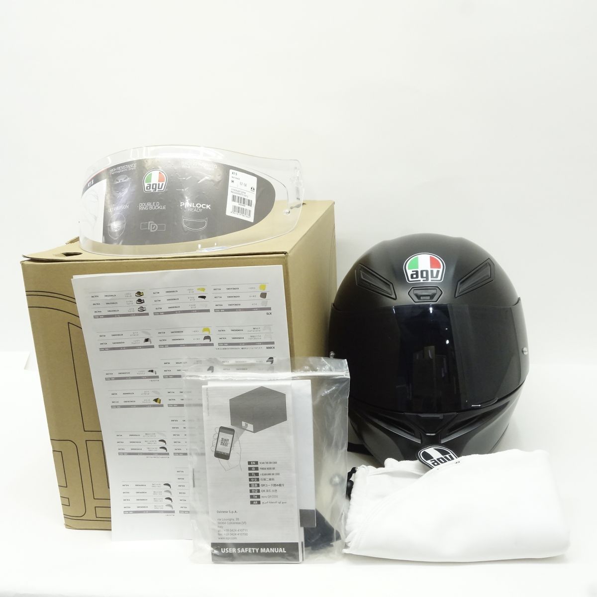 AGV|エージーブイ K1 S マットブラック バイクヘルメット