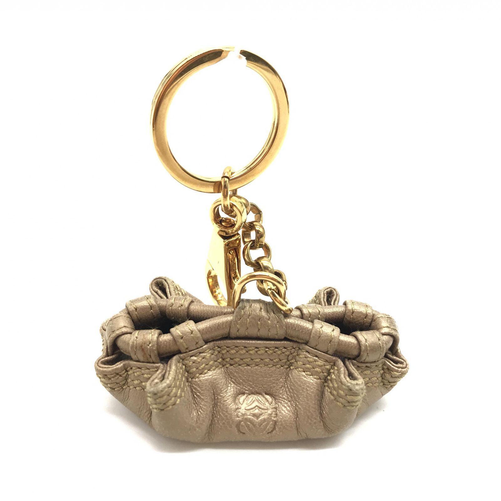 【美品】エンリケロエベナッパ　ショルダーバッグ　レザー　ゴールド金具　キャメル 美品】エンリケロエベナッパ ショルダーバッグ レザー ゴールド