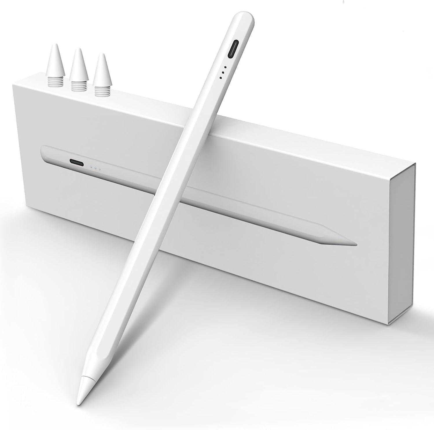 M2/iPad/iPad Air/iPad Air M4/iPad Pro mini/iPad iPad iPad iPad Pro 途切れなし 超高精度 Type-C充電式 2018年以降iPadに対応 スタイラスペン パームリジェクション機能 磁気吸着 ペ