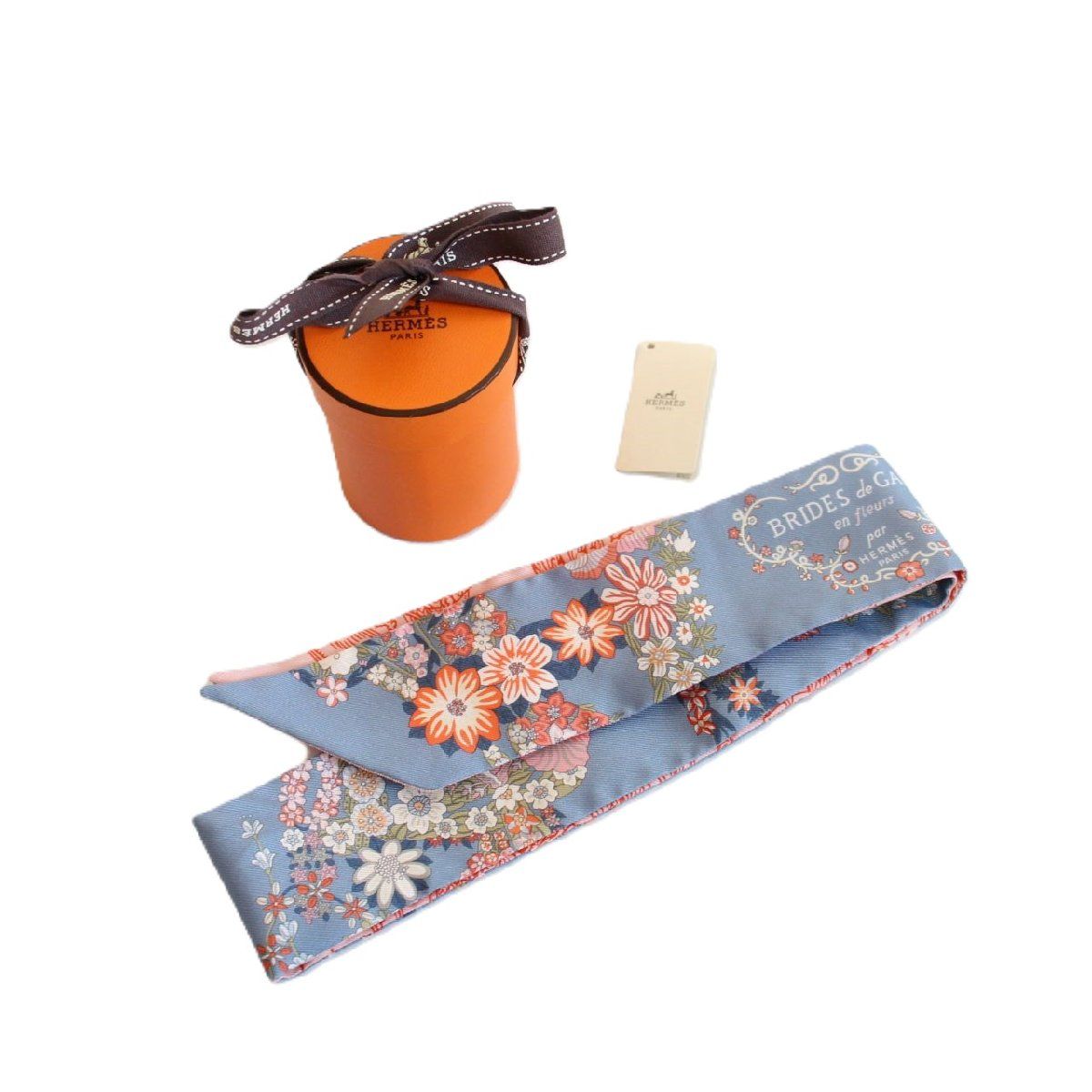 HERMES エルメス ツイリー ブリッドドゥガラ アンフルール