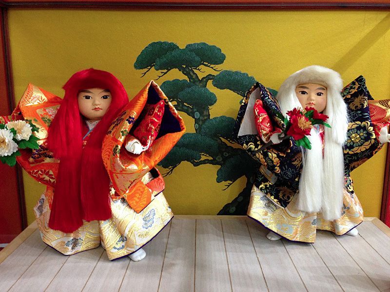 豊玉作　連獅子/大型　ケース入　浮世人形　  極美品 日本人形 豊玉作 連獅子/大型 ケース入り 浮世人形 極美品