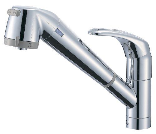 三栄 水栓金具 K87680TJV シングル浄水器付ワンホールスプレー混合栓