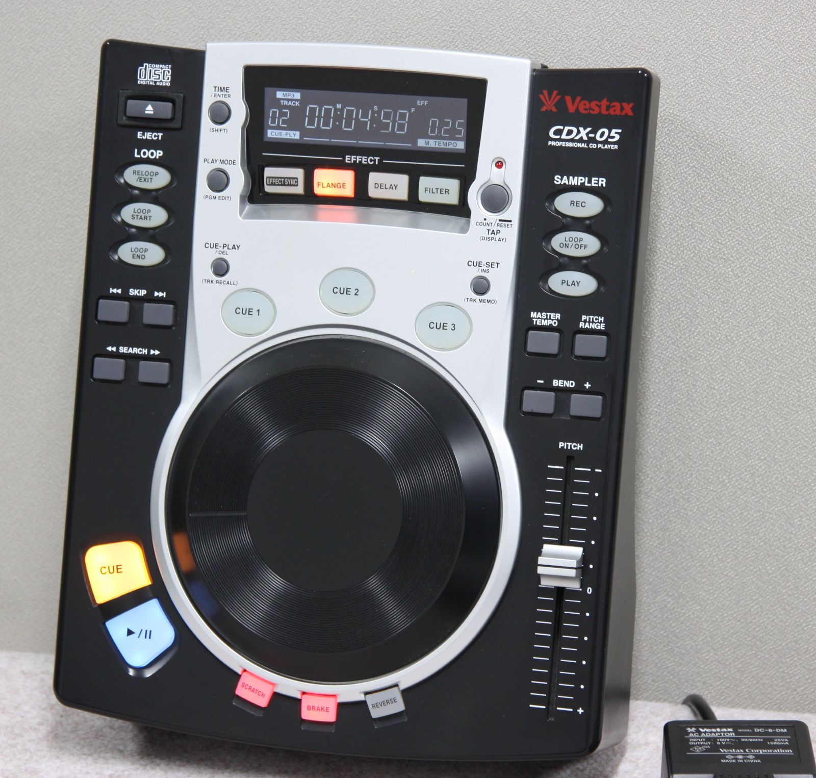 VESTAX CDX-05  MP3再生対応 Vestax CDX-05 Scratch CD | zZounds