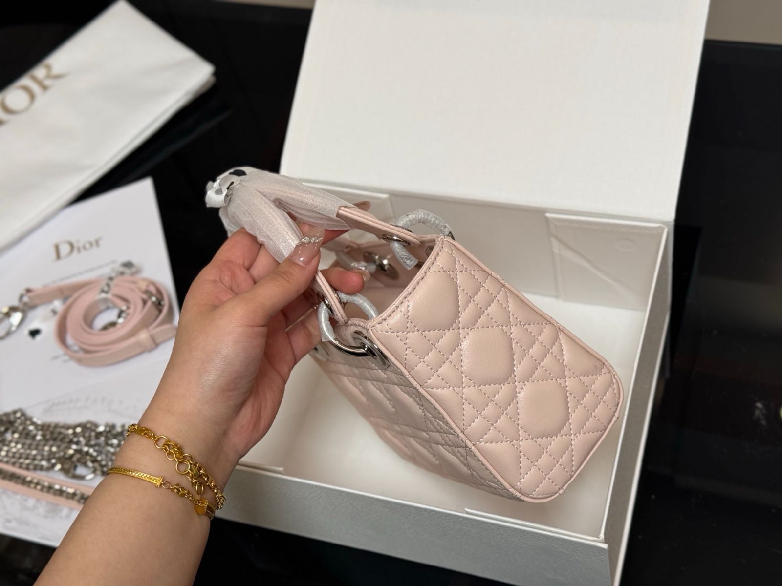 値下げしました。ディオール　ラムスキン　サンダル DIOR | Dioract スライドサンダル ラムスキン