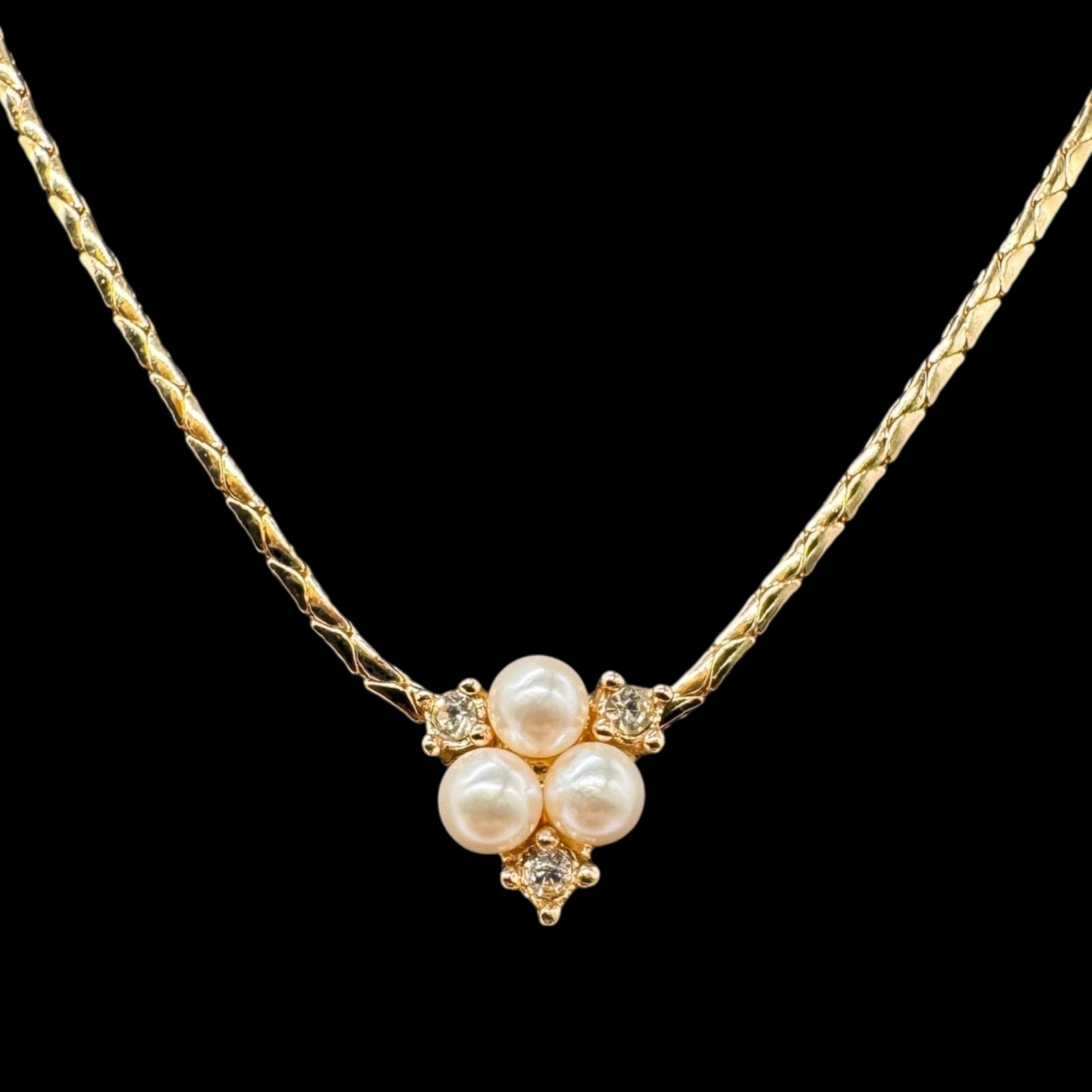 美品 Christian Dior ネックレス ラインストーン ゴールド 年代物 楽天市場】クリスチャンディオール Christian Dior ライン
