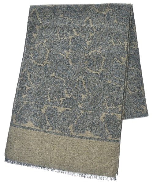 MHL.（マーガレットハウエル）大判ストールウール100%日本製ブロック