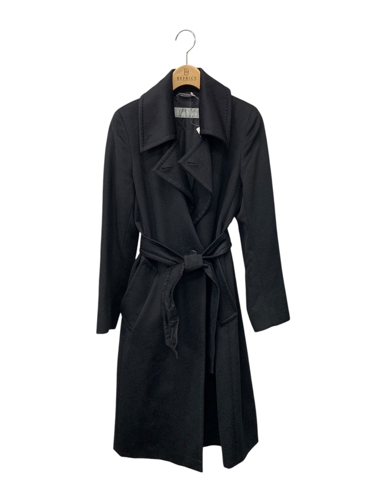 MAX MARA ブラック チェスターコート - メルカリ