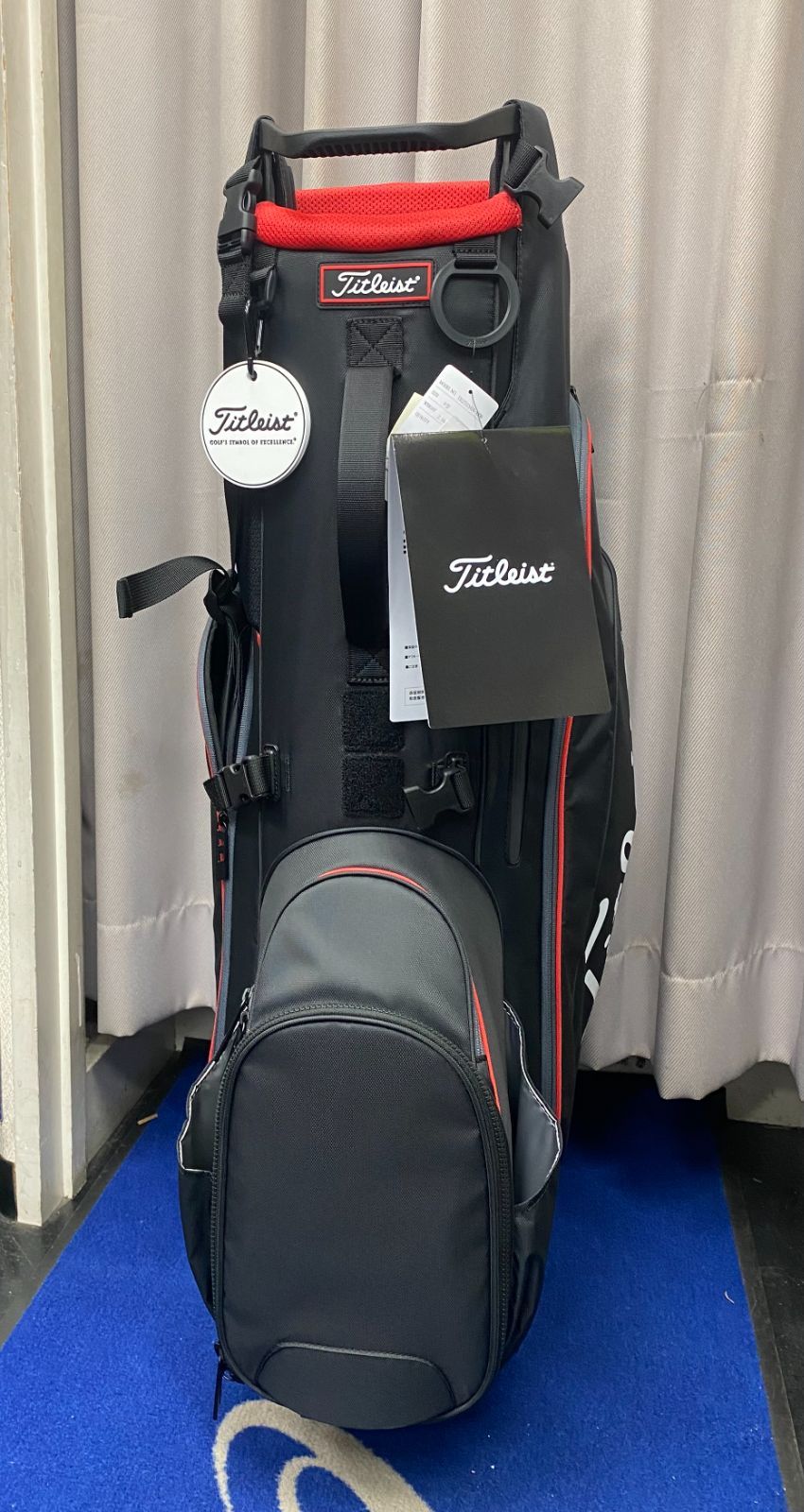 Titleist スタンドキャディバッグ ブラック/レッド Titleist スタンド