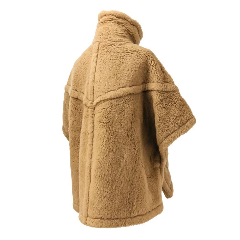 キャメルシルク ケープコート