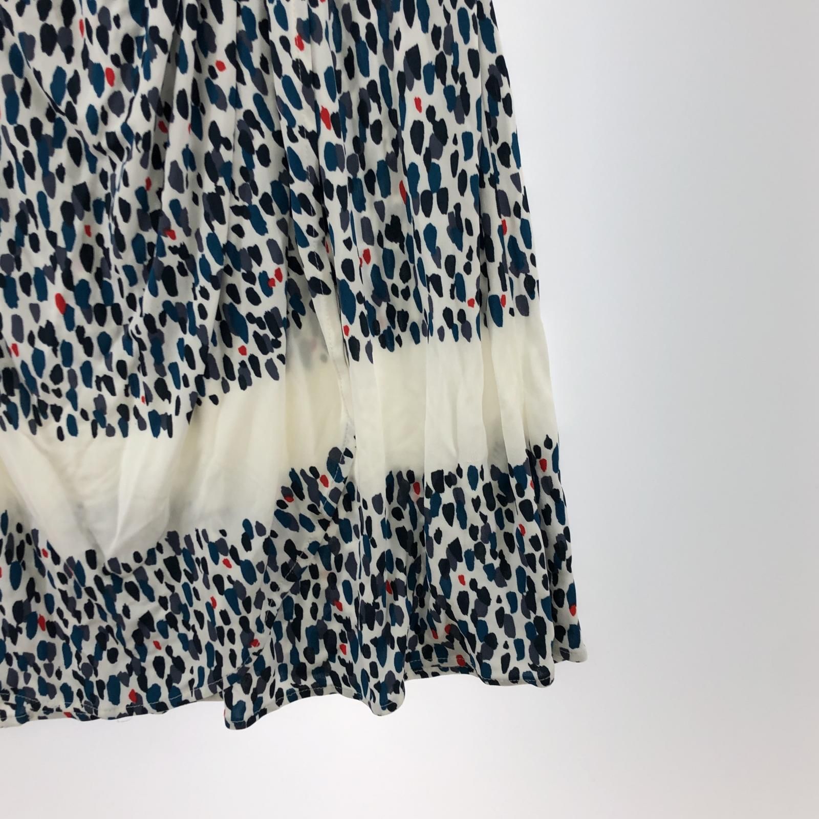 Issa London イッサロンドン 総柄 カシュクールワンピース sizeUK8 