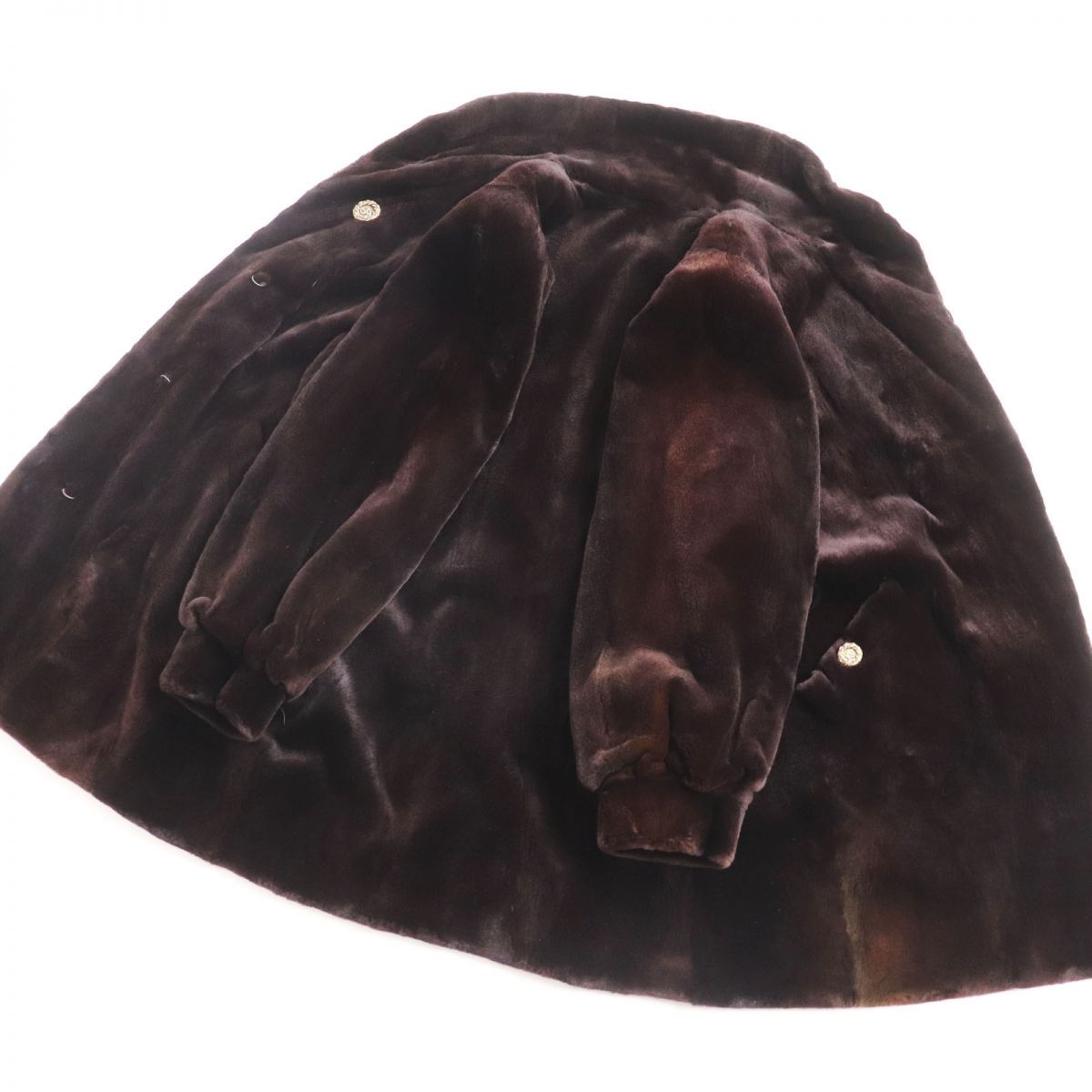極美品▽SAGA MINK サガシェアードミンク 裏地総柄 本毛皮 極美品▽SAGA MINK サガシェアードミンク 裏地総柄 本毛皮