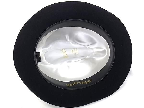  ボルサリーノ フェルト ハット 帽子 メンズ レディース ブラック系 FS 4723 ウールハット フェルトハット ハット