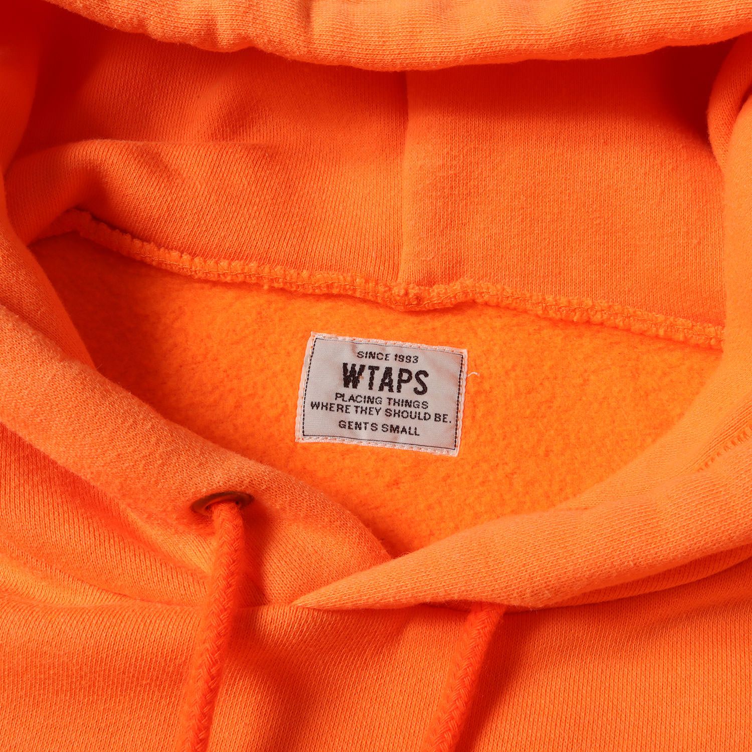 WTAPS ダブルタップス パーカー オレンジ サイズ:S | ブランド