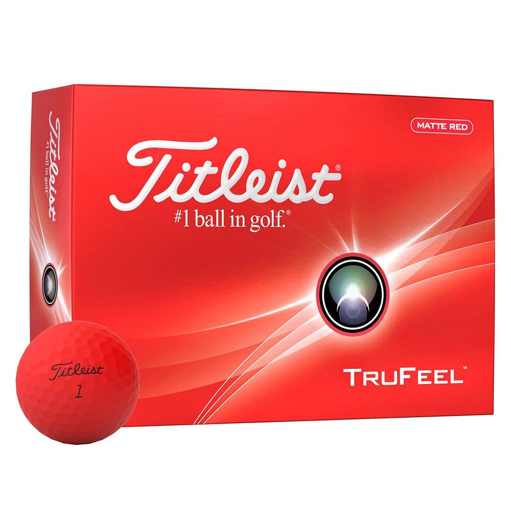 TITLEIST(タイトリスト) ゴルフボール 24 TRUFEEL DZ ユニセックス マットレッド 