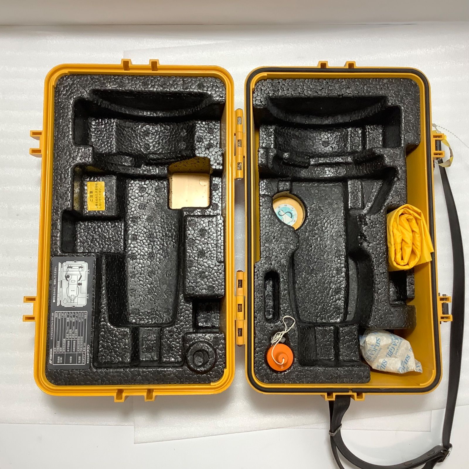 中古 TOPCON 電子セオドライト DT-120 測量器具 ケース付 イエロー▽ - メルカリ