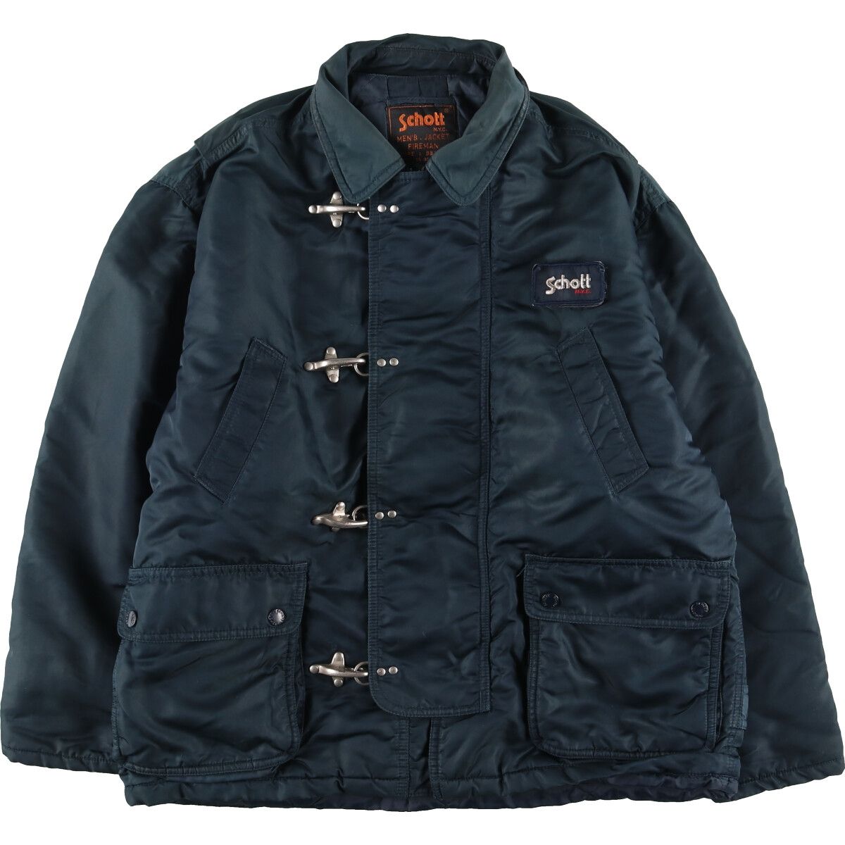 古着 90年代 ショット SCHOTT ファイヤーマンジャケット メンズS 