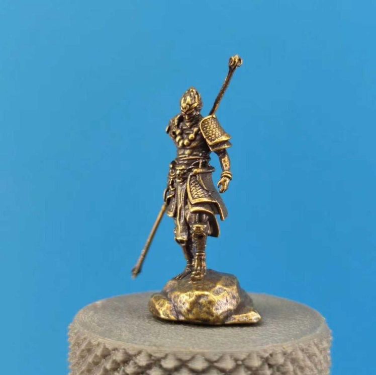 銅像 銅仏 闘勝仏斉天大聖孫悟空仏像 装飾品 工芸品 美術品 置物 置物 遊戯 黒神話孫悟空彫像 銅製 装飾品 工芸品 美術品 銅像 銅仏