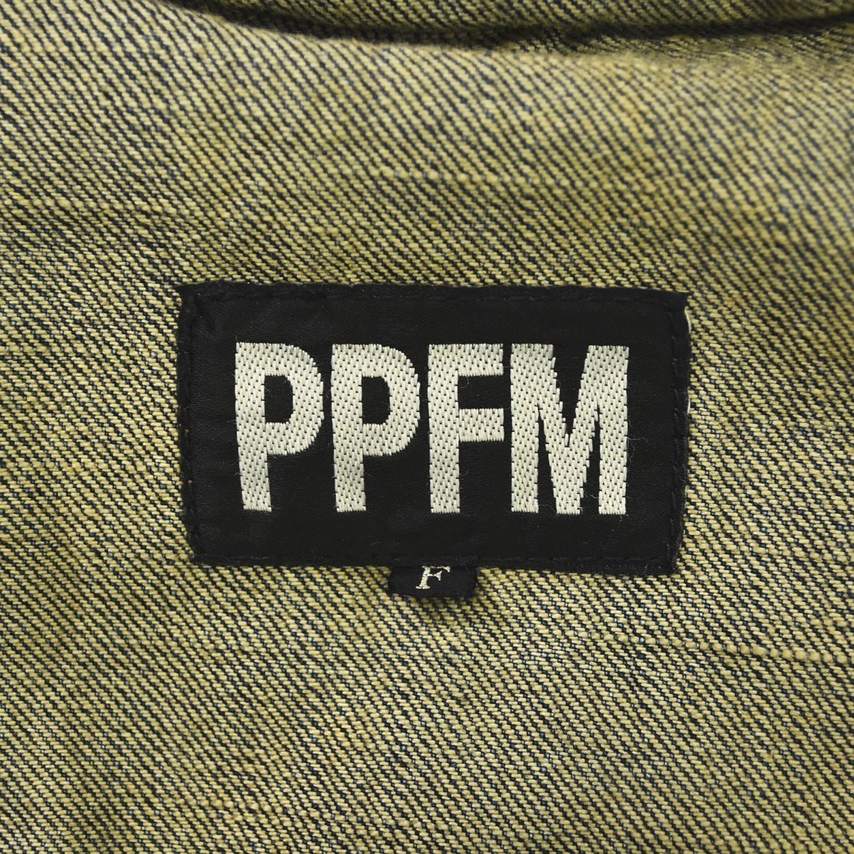 希少】 00s archive PPFM ピーピーエフエム デニム ダブル