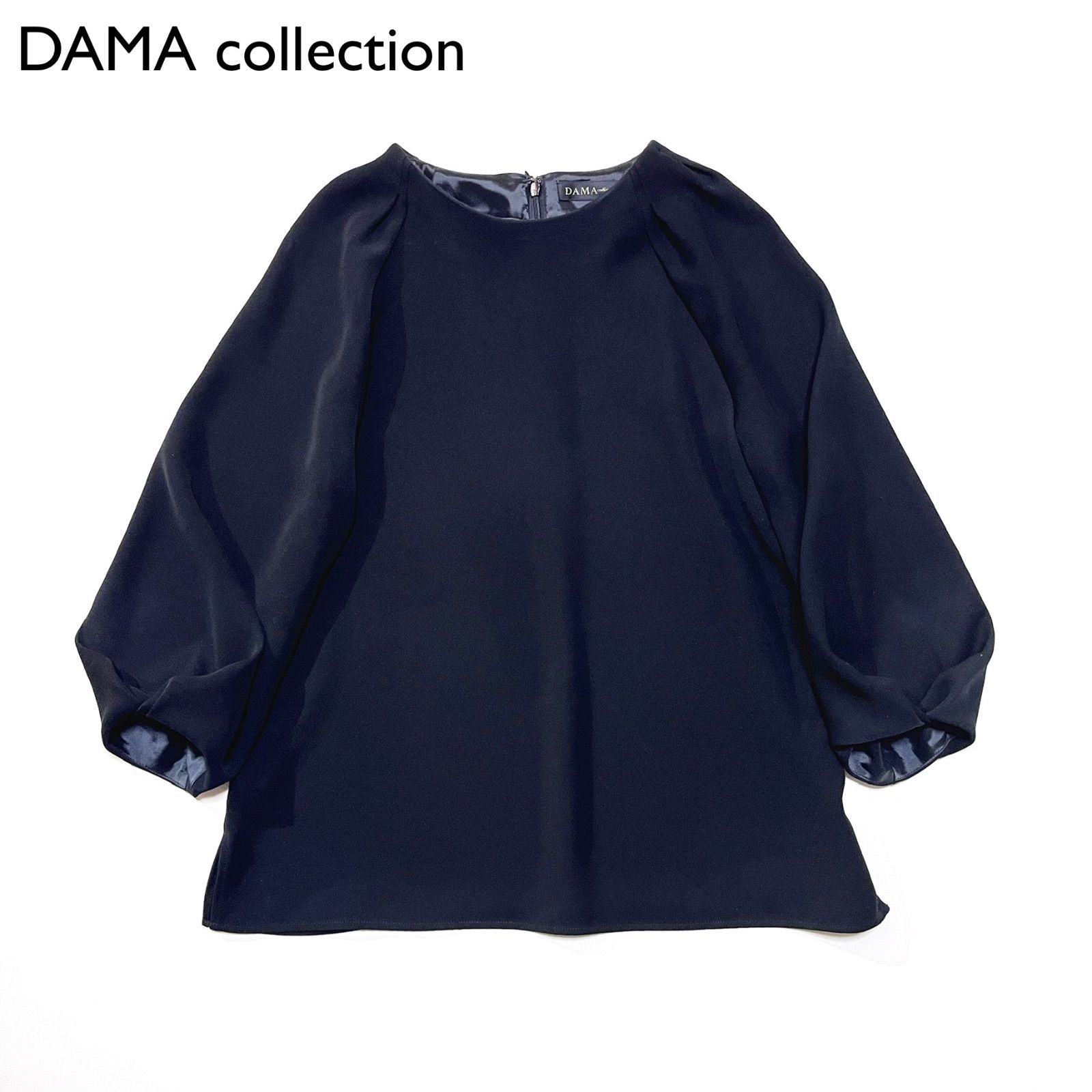 新品 DAMA collection 総柄 ロングシャツワンピース シルク混 L 新品 DAMA collection 総柄 ロングシャツワンピース シルク混 L