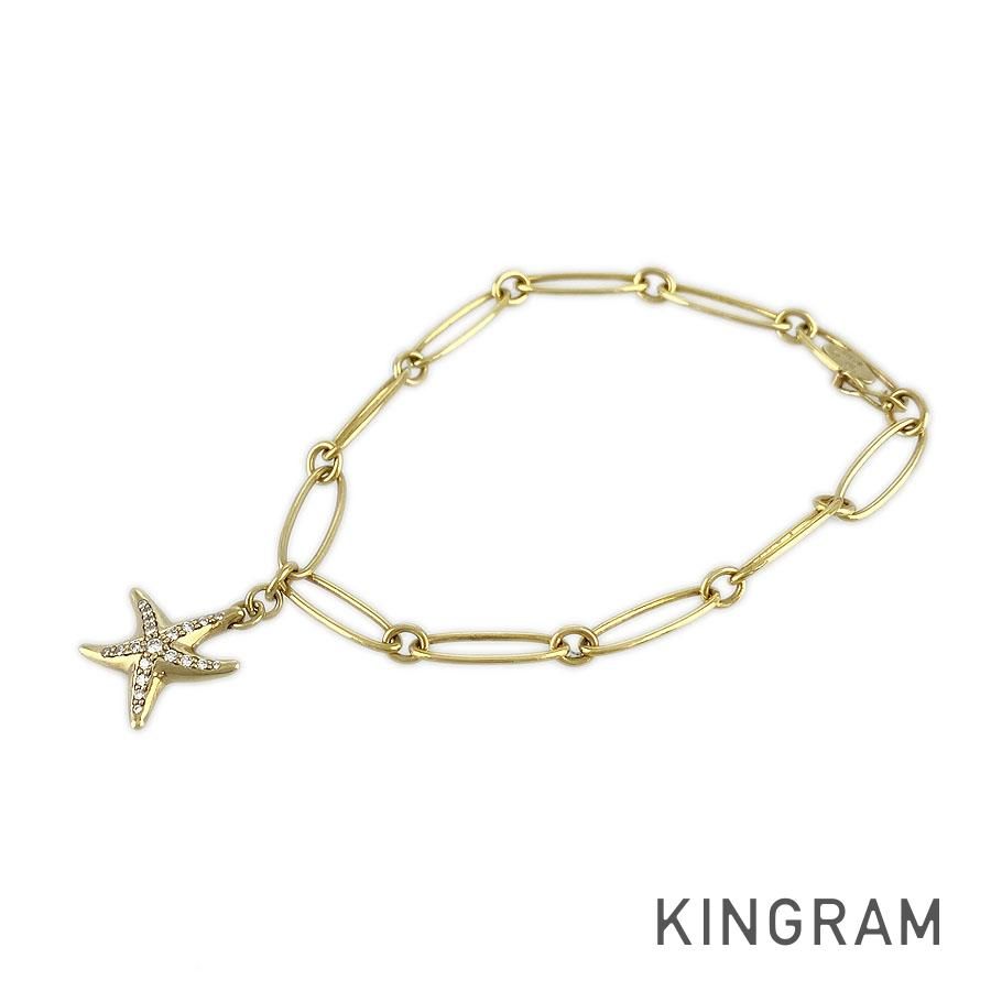 ティファニー TIFFANY&Co. スターフィッシュ ブレスレット K18YG