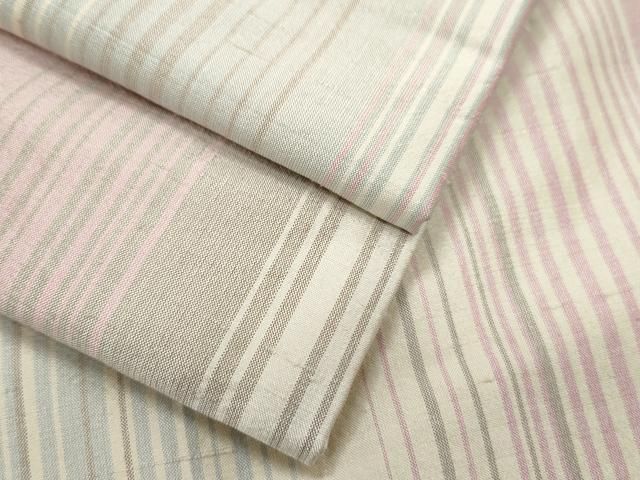 平和屋着物○紅花紬 米沢 間道 正絹 逸品 CAAS9353th - メルカリ