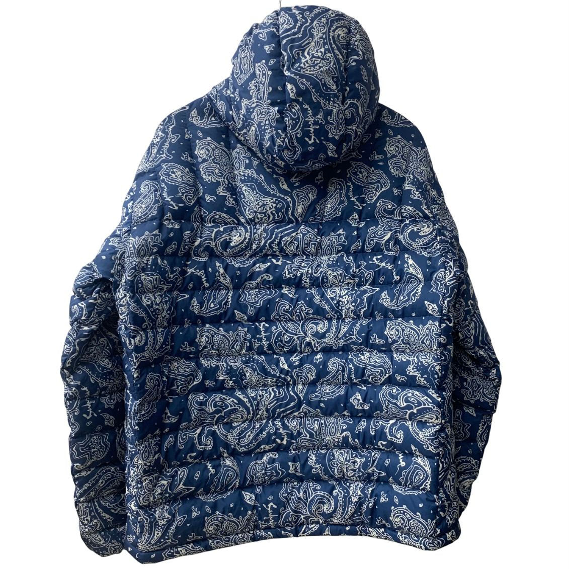 シュプリーム SUPREME FW22 Blue Paisley Micro Down Half Zip