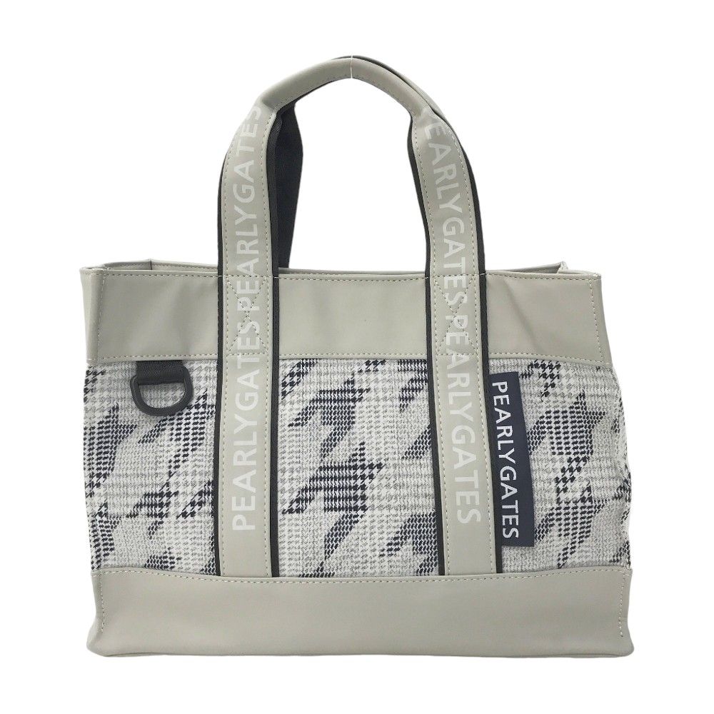 PEARL GATES ゴルフバッグ グレー 中型 PEARLY GATES パーリーゲイツ 2022年モデル カートバッグ 千鳥格子柄