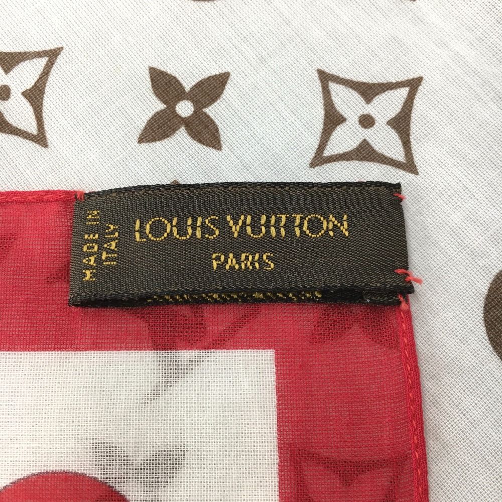 △△LOUIS VUITTON ルイヴィトン チェリー柄のコットンスカーフ 村上隆