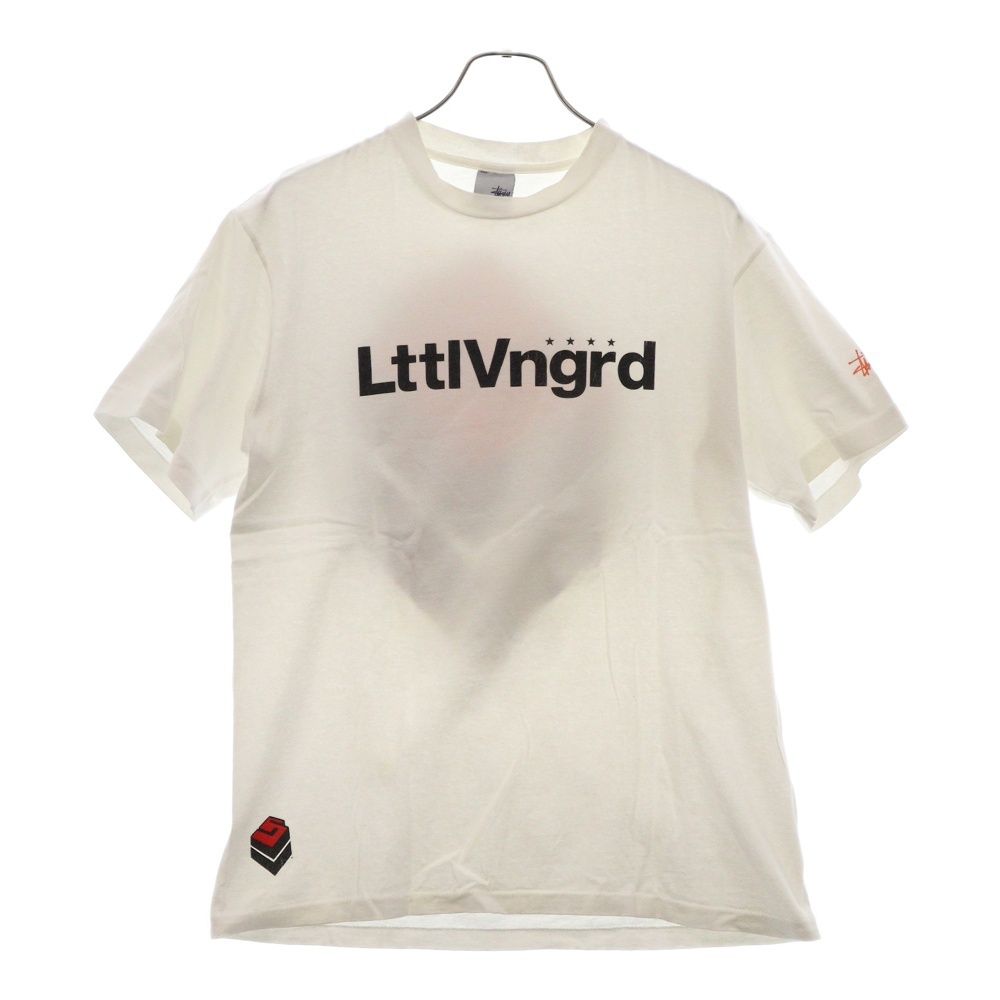 STUSSY (ステューシー) 00s OLD 銀タグ 両面プリント Tシャツ 半袖カットソー made in USA ホワイト