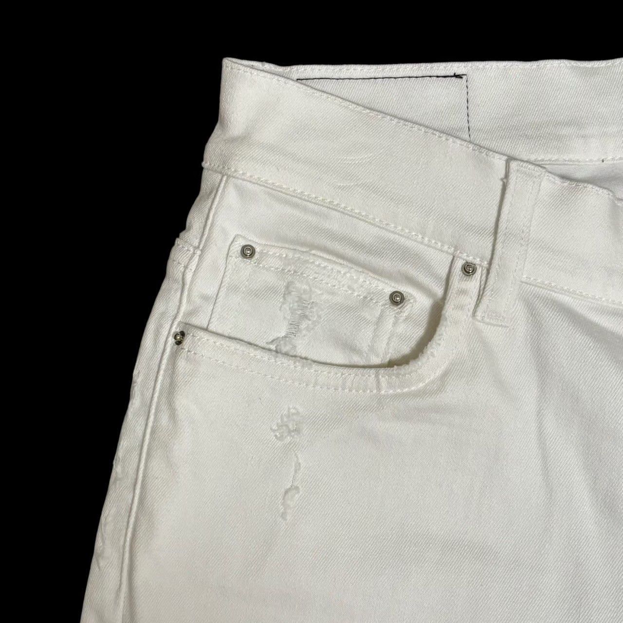 AMIRI アミリ ダメージパンツ 白 スキニー 長ズボン ジーンズ ダメージ