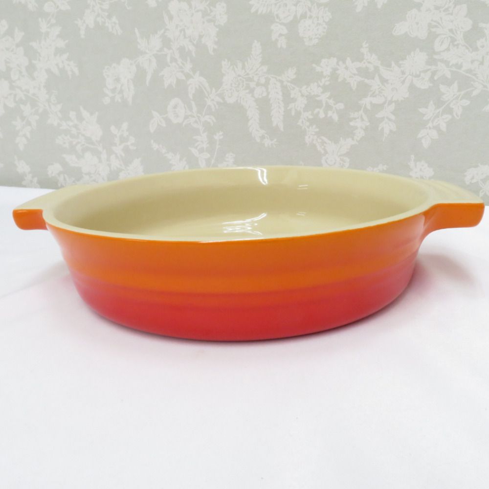 LE CREUSET／ル・クルーゼ グラタン皿21cm 重たかっ