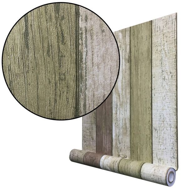 超厚手 30m 壁紙 シール はがせる壁紙 おしゃれ リメイクシート premium ウォールデコシート W-WA304 木目調