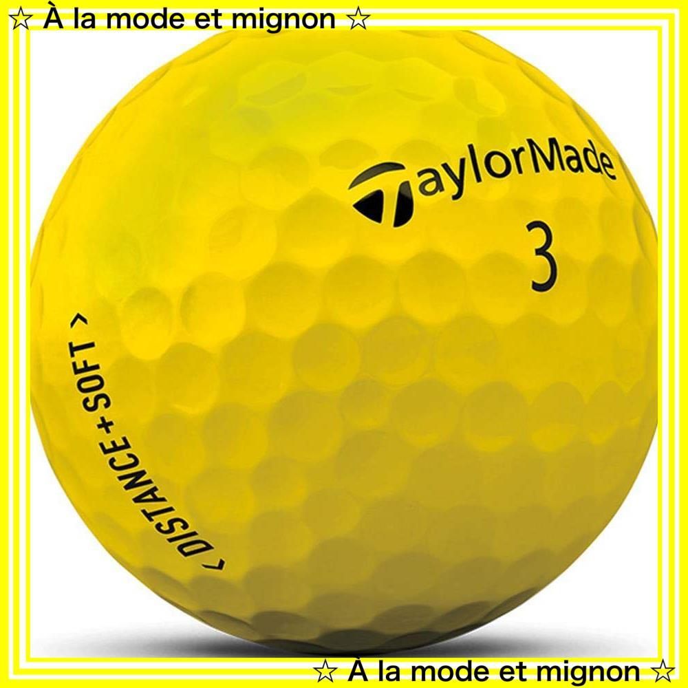 【新品未使用】テーラーメイド(TAYLOR MADE) ゴルフボール DISTANCE DISTANCE+SOFT 12P メンズ M7174701 マルチカラー