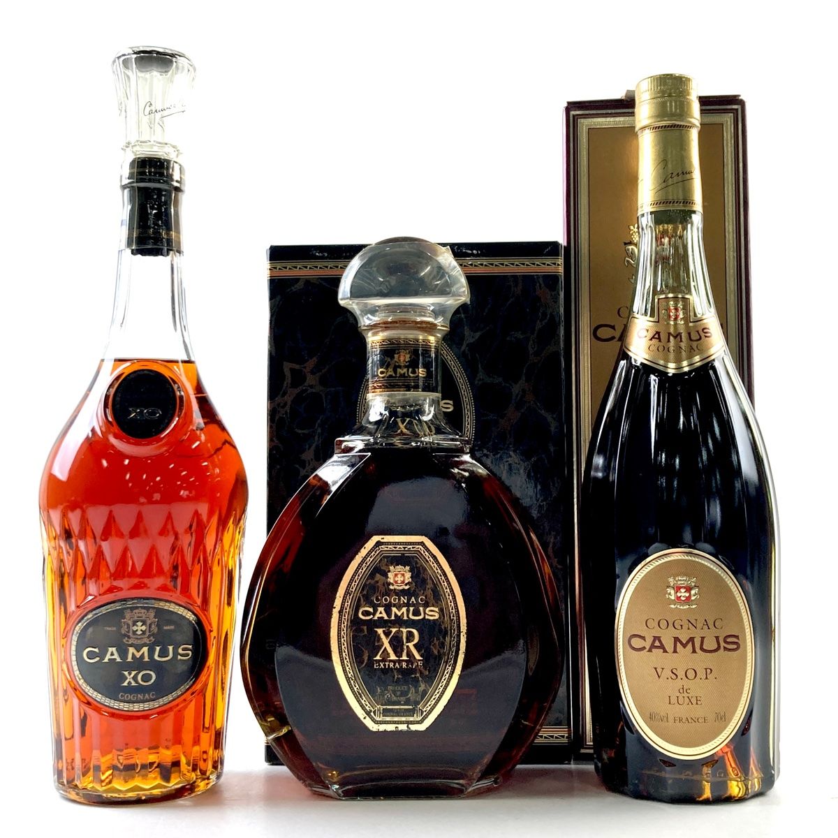 3本 カミュ CAMUS XO ロングネック XR エクストラレア VSOP デラックス コニャック 700ml ブランデー セット 【古酒】 -  メルカリ