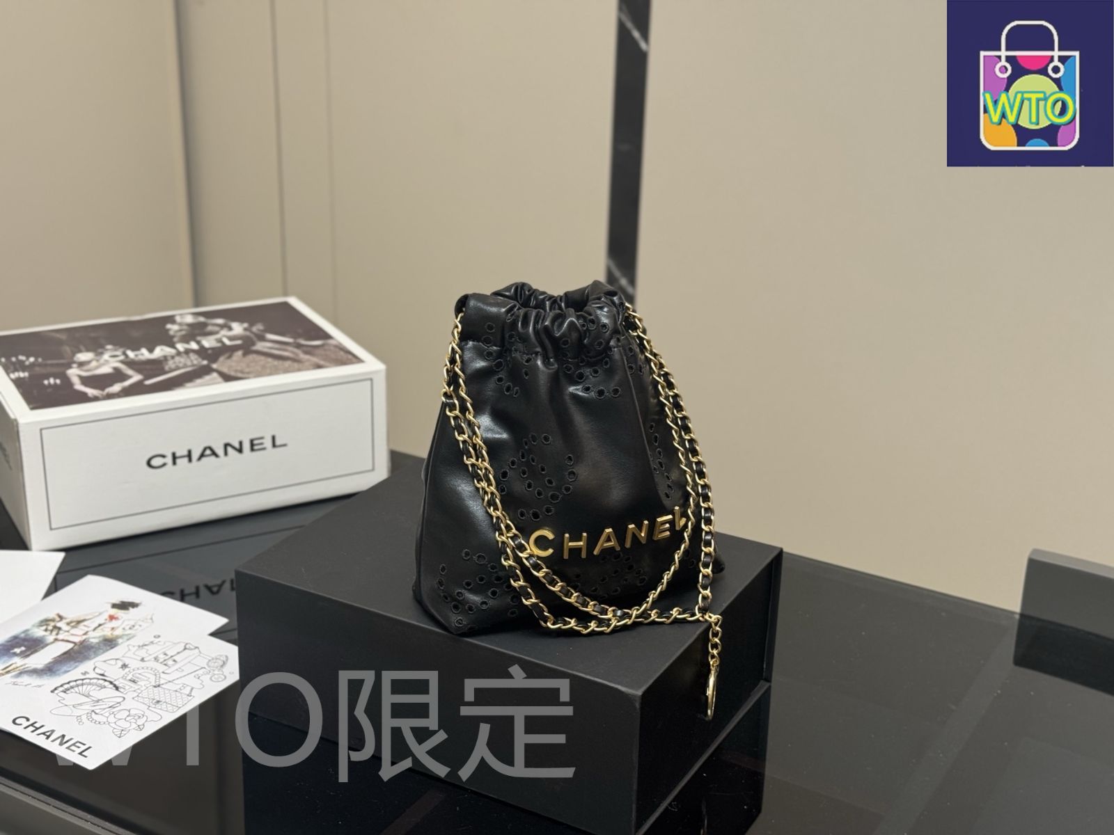 今日特価】Chanel シャネル ミニ 22バッグ シリーズ 柔らかく