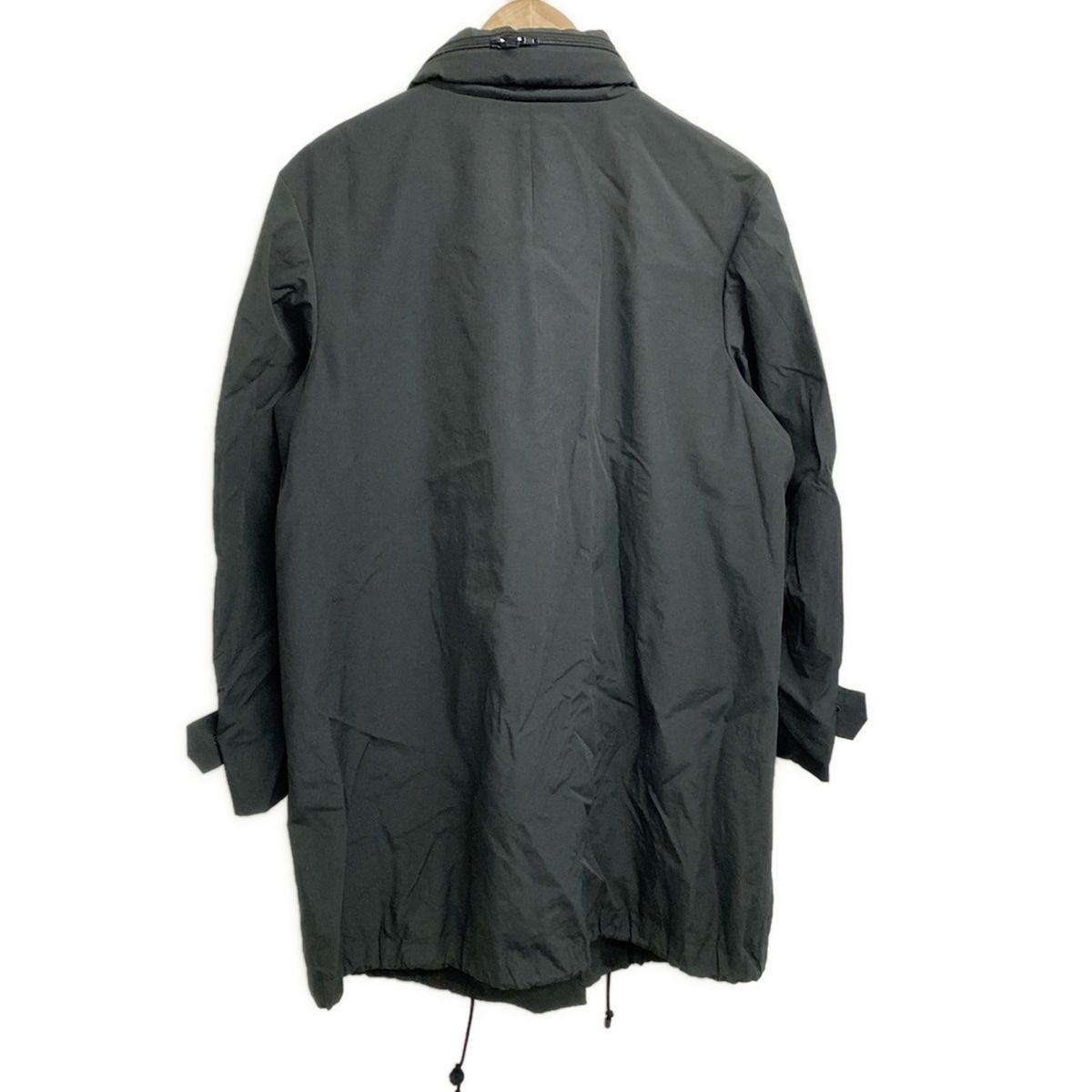 ISSEYMIYAKE イッセイミヤケ コート サイズM レディース - ダークグレー 長袖 収納フード 1999SS 春 秋