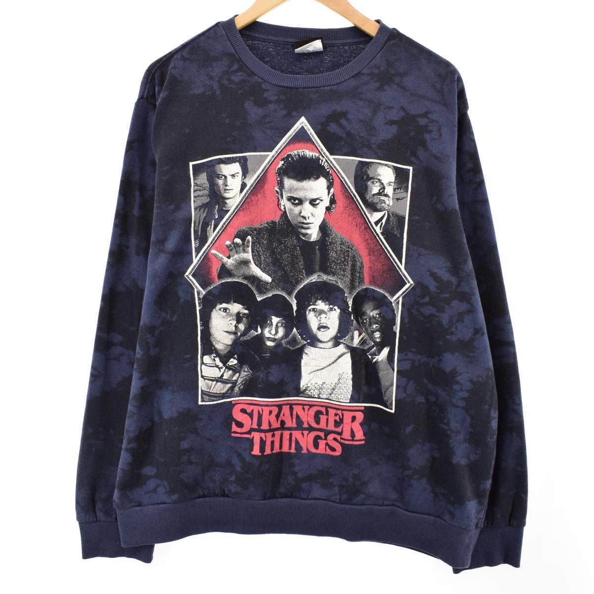 古着 ストレンジャーシングス STRANGER THINGS プリントスウェット