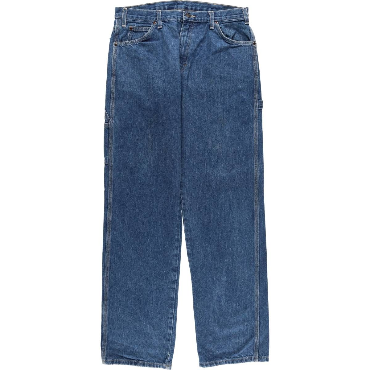 古着 ディッキーズ Dickies デニムペインターパンツ メンズw34相当|eaa583576