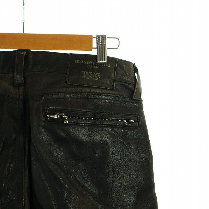 mastermind JAPAN レザーパンツ テーパード ジップフライ 【公式通販】