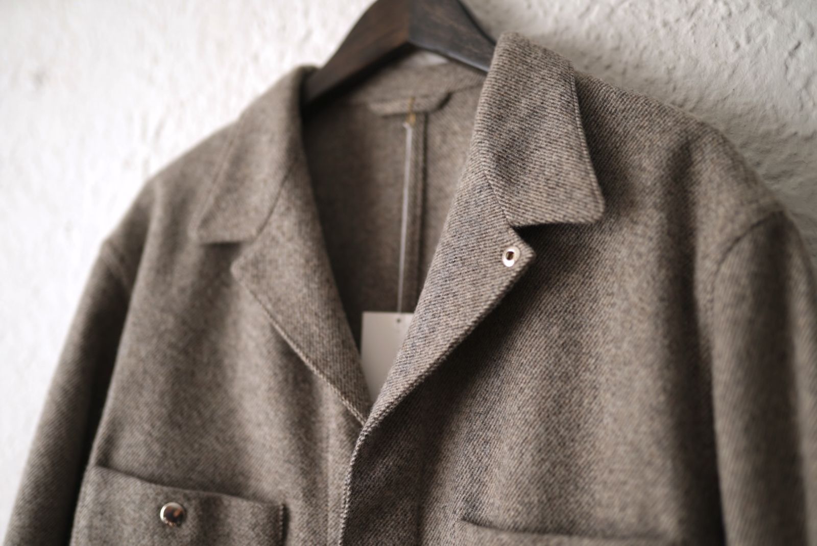 21AW “ELLEN” COAT017 ウールカバーオールジャケット / HEUGN(ユーゲン