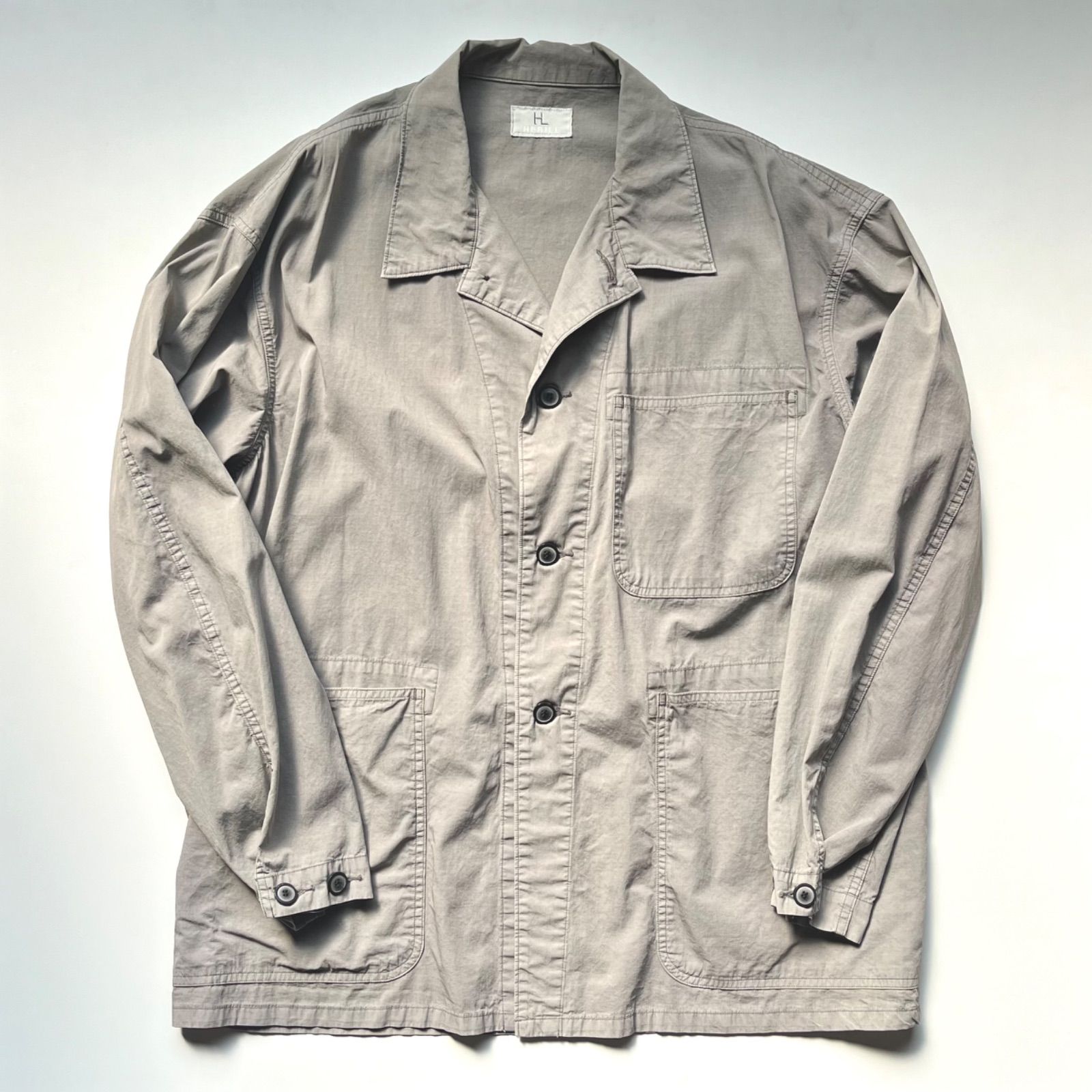 新品】HERILL（ヘリル） / Ripstop P41 Coverall Jacket 22-011-HL-8020-1 Gray / size 2  - メルカリ