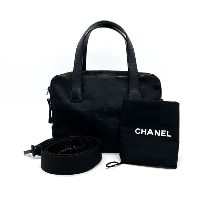 中古】良品 CHANEL シャネル ニュートラベル ライン ココマーク 2way 