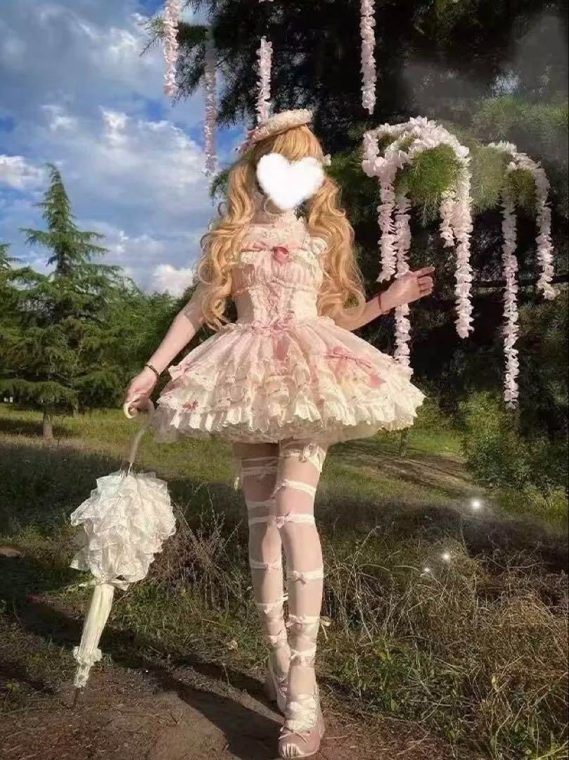 春夏のお出かけコーデ♪♪ロリータワンピース♪♪フリルたっぷりで