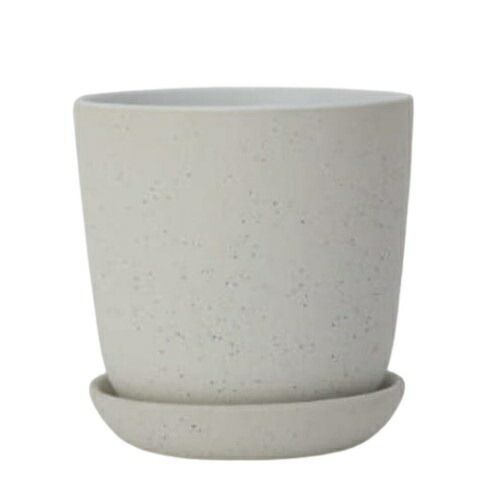 花 観葉植物用ポット アレナ ラウンド 13 W Ceramic POT 6個入り 40203 底穴あり 受皿付き 代引き不可 小型ポット FARM p51